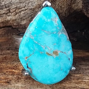 Turquoise Ring size6~Native American Jewelry~Country Western