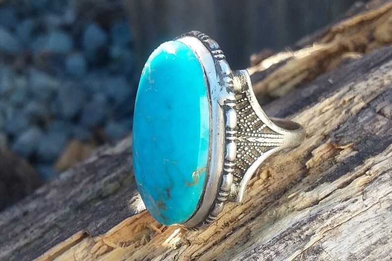 Turquoise Rings Sterling Silver sale Native American