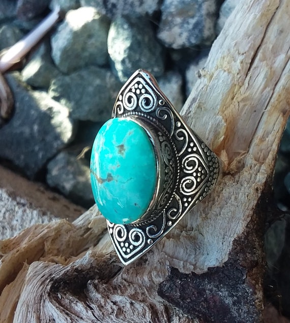 Size 10 outlet turquoise rings