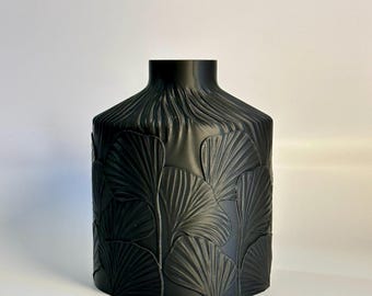 Sale Item!!! 3D Printed Modern Vase – Elegant Ginkgo Pattern for Minimalist Decor, Shelf or Table Accent