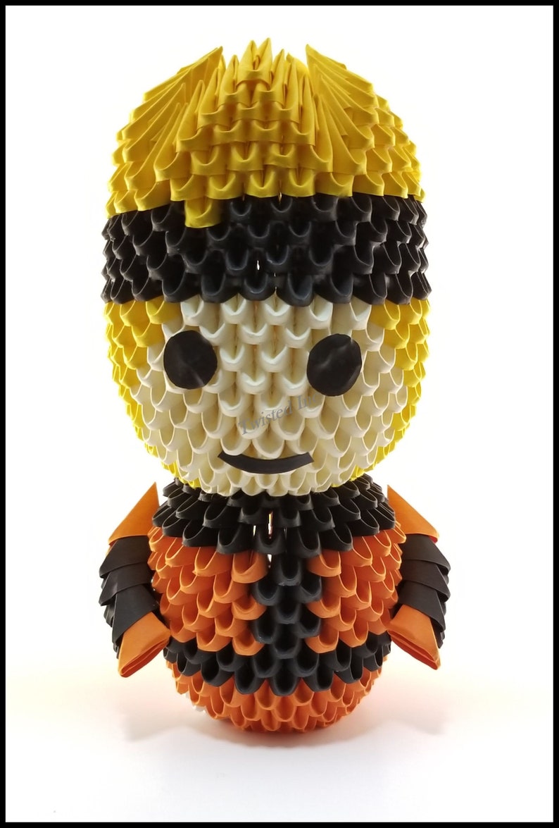 3D Origami Anime Characters Etsy