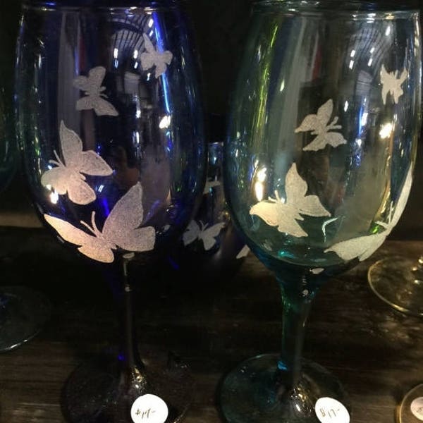 Etched Butterfly Etsy