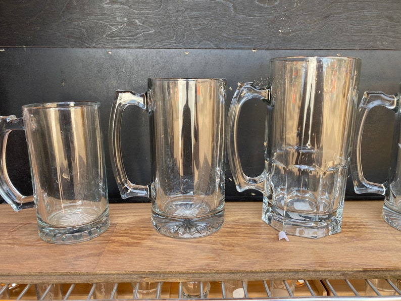 Deer head beer stein hand etched deer deer head beer Etsy