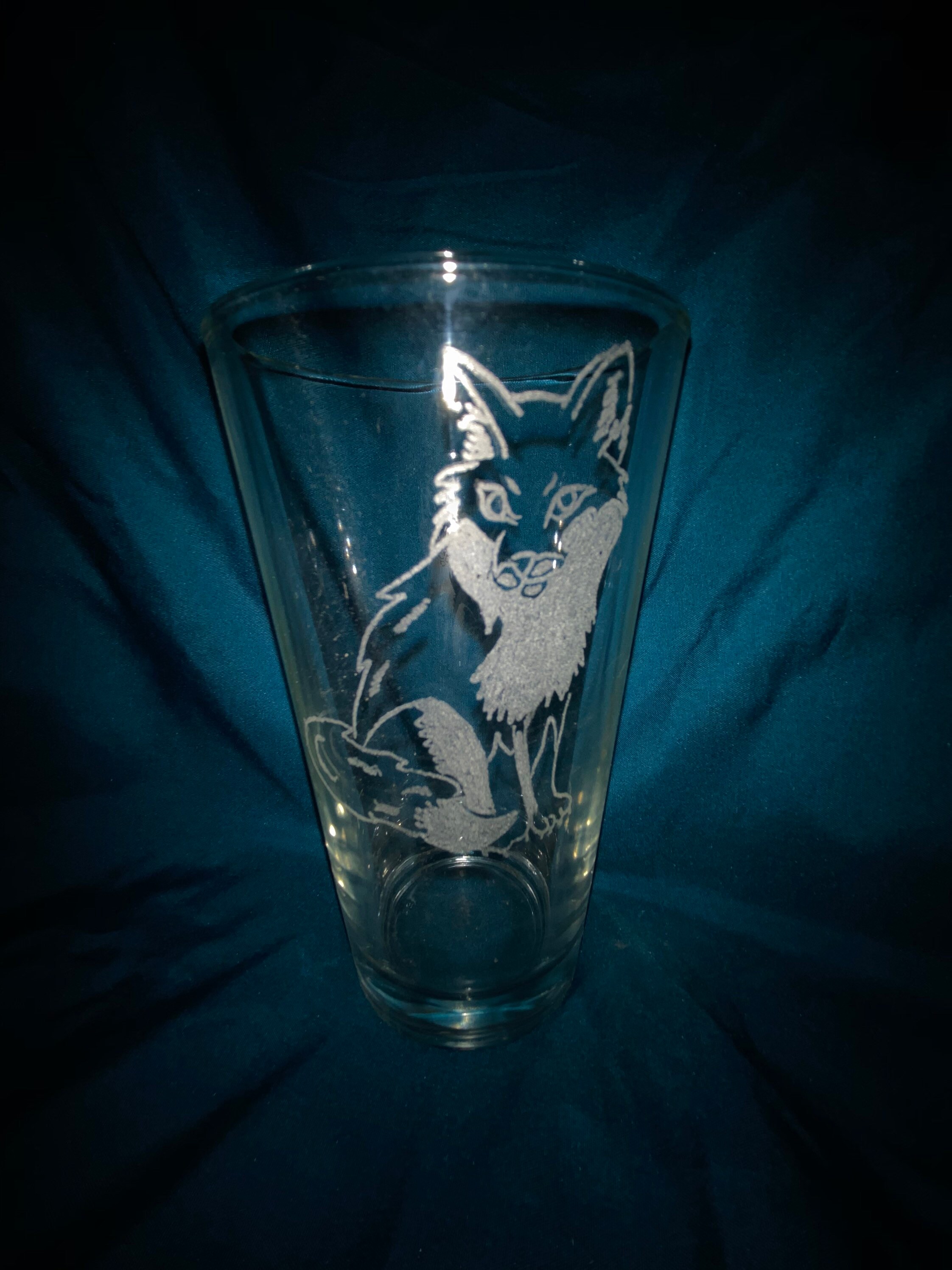 Man Cave Pint Glass - The Glass Fox