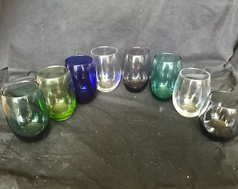Customizable etch stemless wine glass. Choose your own color and design! perfect handmade gift, you choice,design your own wine glass