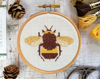 Bee Cross Stitch Kit