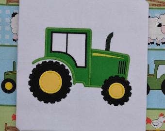 Tractor applique embroidery design download for embroidery machine