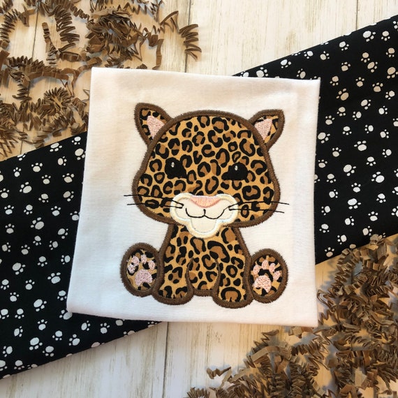 Amplificar Incienso profesor Cougar jaguar leona bebé applique diseño de bordado - Etsy México