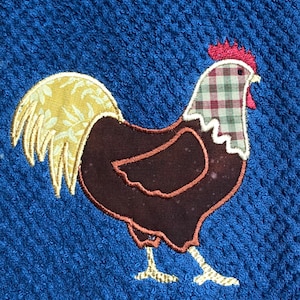 Rooster chicken applique embroidery design download for embroidery machine