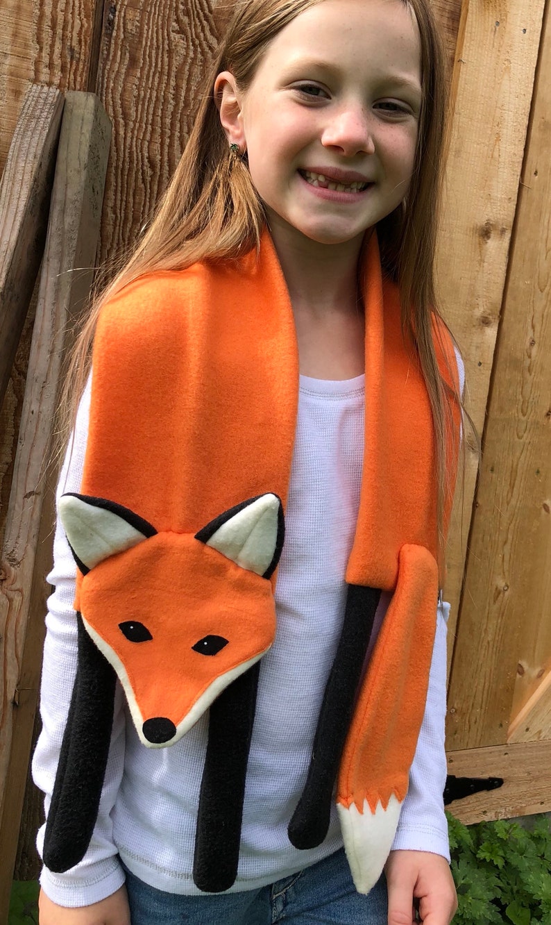Fox Scarf PDF instant download Sewing Pattern Fox and the | Etsy