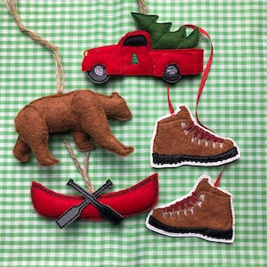 ITH Adventure Ornament set  applique embroidery design file for use with an embroidery machine