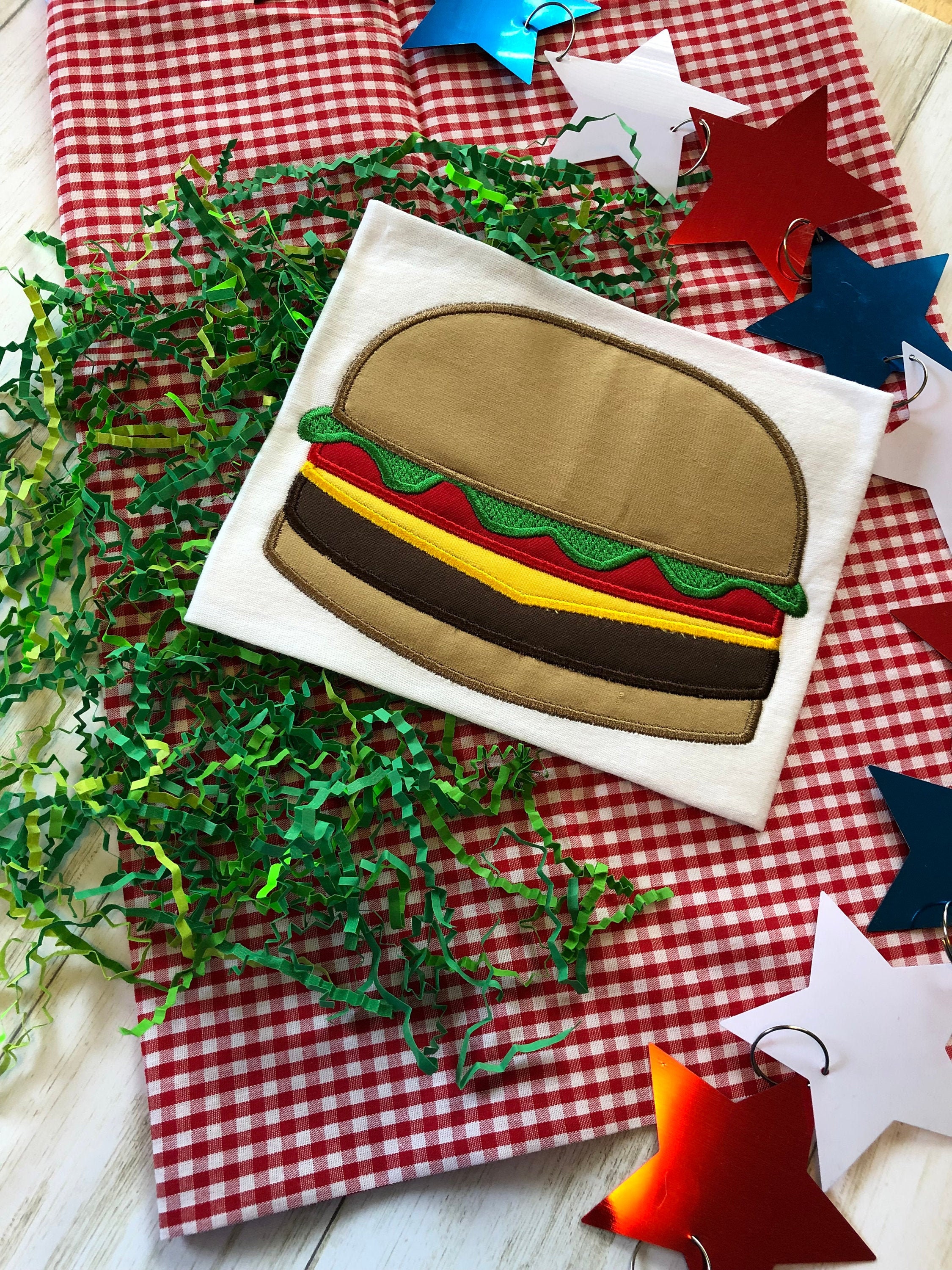 Cheeseburger hamburger applique embroidery design download for  etsy Cheeseburger hamburger applique embroidery design download for  etsy