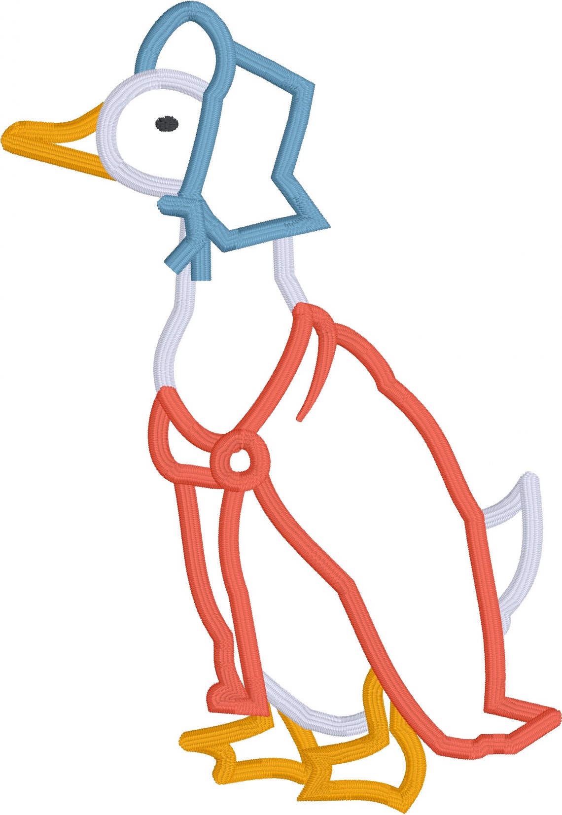 Petr Rabbit Applique Jemima Puddle Duck Peter Rabbit Applique Embroidery Design File for Use ...