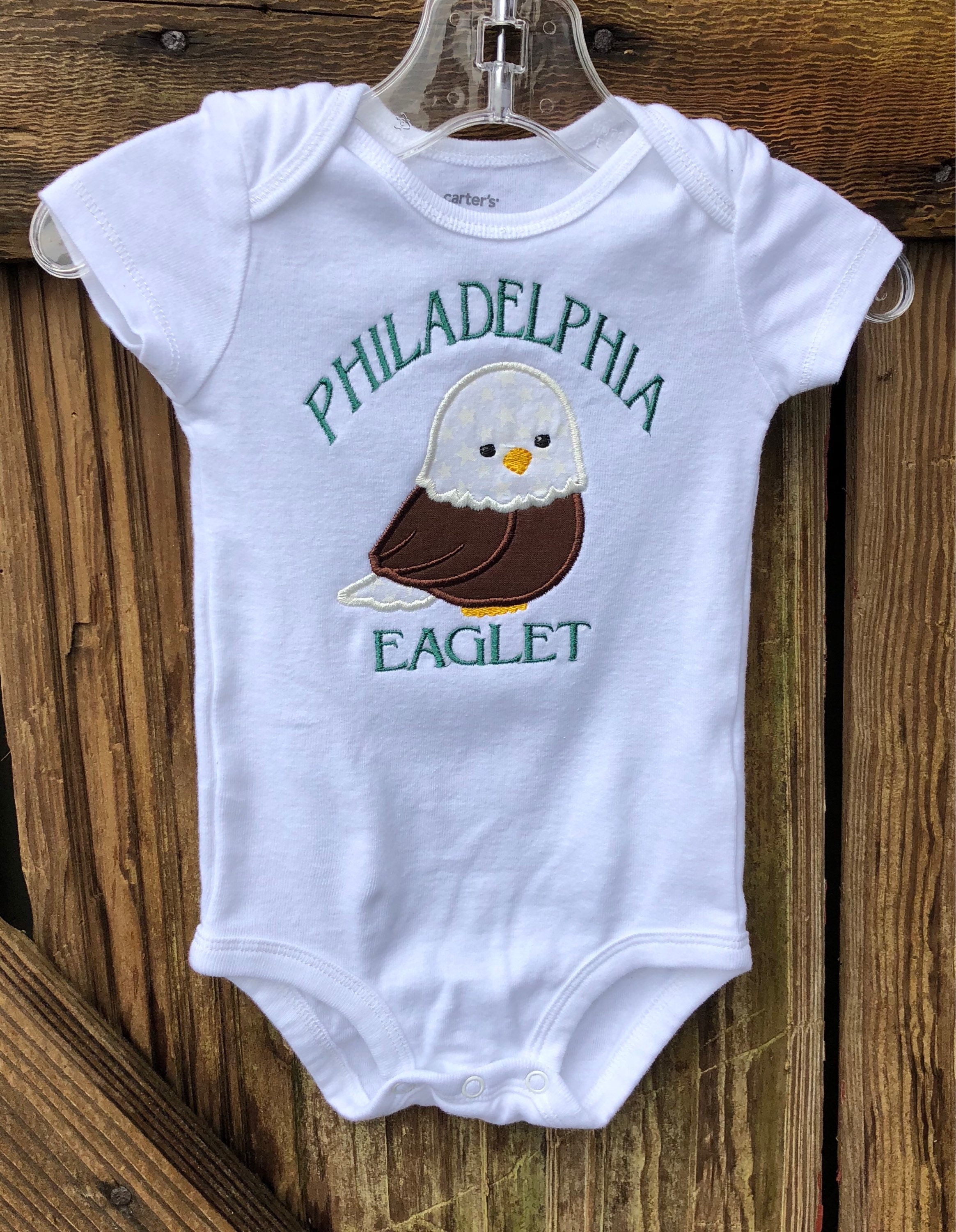 Philadelphia Eagles baby shower gift outfit or dress Etsy