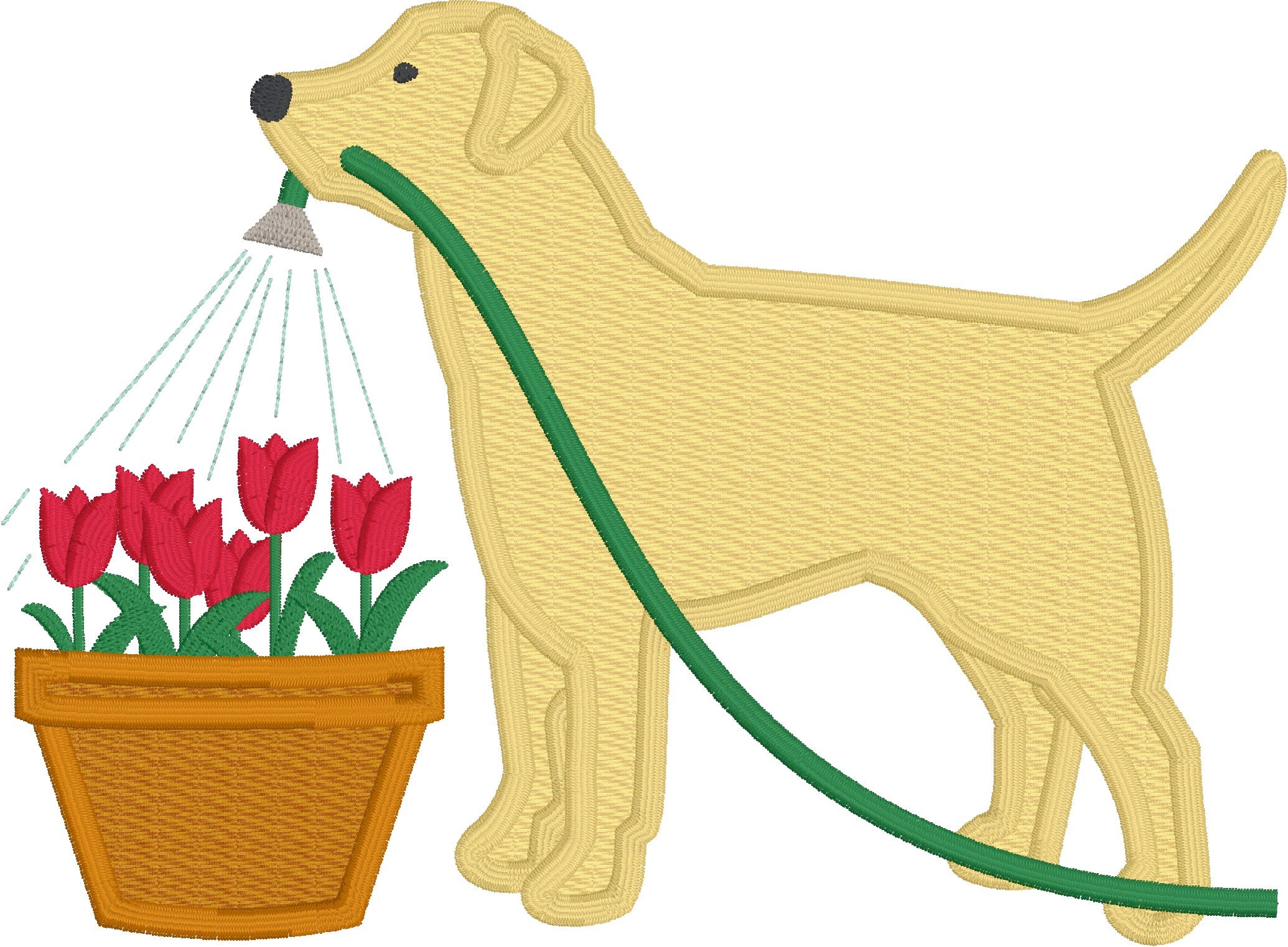 Labrador applique embroidery design download for embroidery  etsy