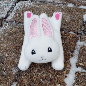 ITH Bunny Rabbit Easter  Beanbag  Stuffy embroidery design file for use with an embroidery machine