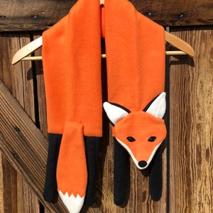 Fox Scarf PDF Instant Download Sewing Pattern, Fox and the Hound, Fun ...