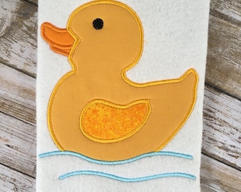 Rubber Ducky Applique Embroidery Design (Digital Download)