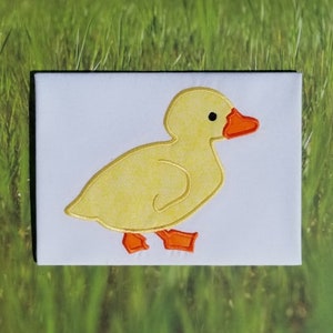 Duckling Easter  applique embroidery design