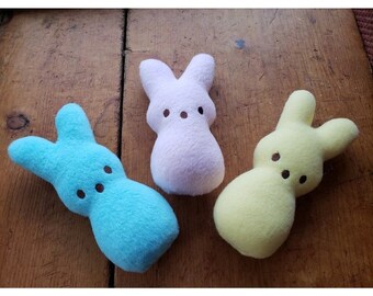 ITH Marshmellow bunny plushie embroidery design file for use with an embroidery machine
