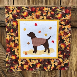 Year of Labrador quilt blocks PDF appliqué  sewing pattern, dog lovers gift, Lab quilt sewing pattern