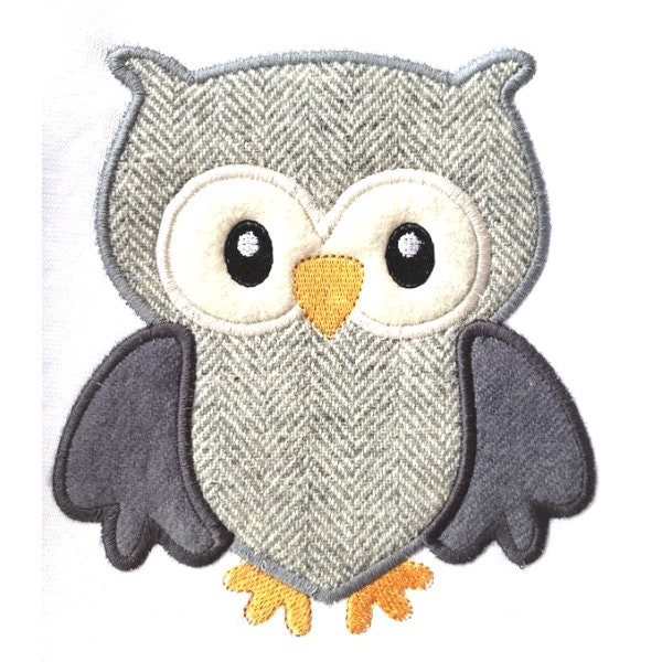 Owl Applique - Etsy