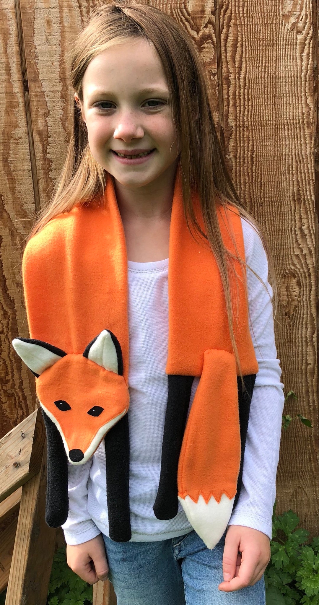 Fox Scarf PDF Instant Download Sewing Pattern, Fox and the