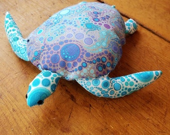 ITH Sea Turtle Plushie embroidery design file for use with an embroidery machine