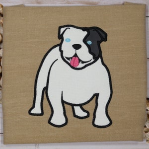 Descarga de diseño de bordado de aplicación Bulldog adulto para máquina de bordar