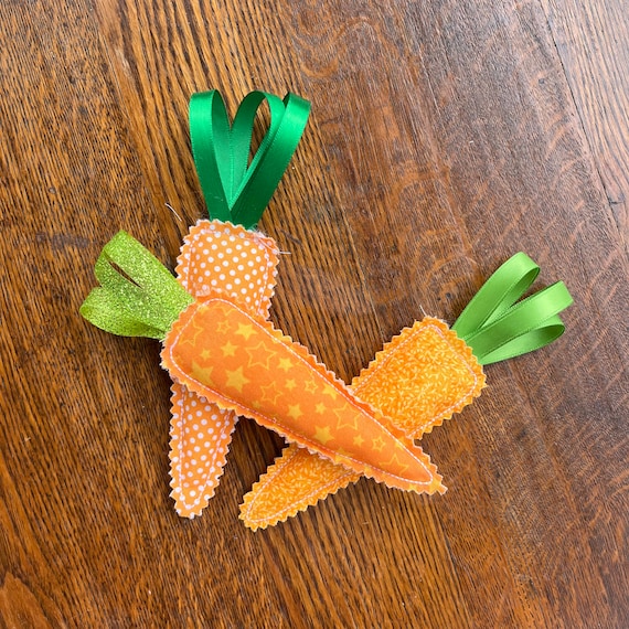 ITH Flat Carrot with ribbon greens Easter decoration - Etsy 日本