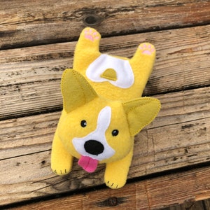 ITH Corgi Beanbag embroidery design file for use with an embroidery machine