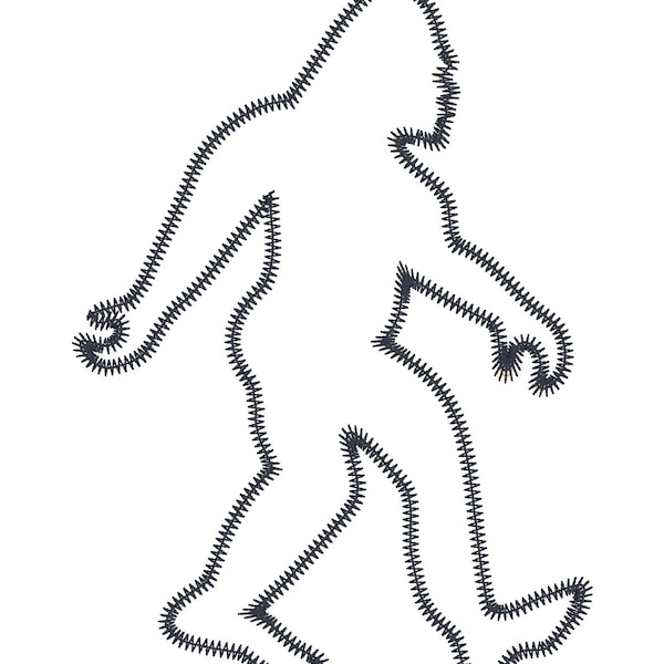 Embroidery Bigfoot Svg Sasquatch Pattern - Etsy
