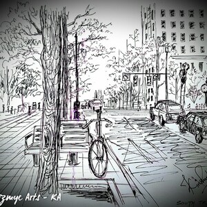 South Tryon St. Charlotte - Watching the Uptown buzz