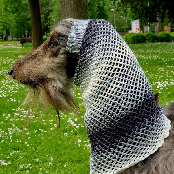 Afghan Hound Snood Crocheted