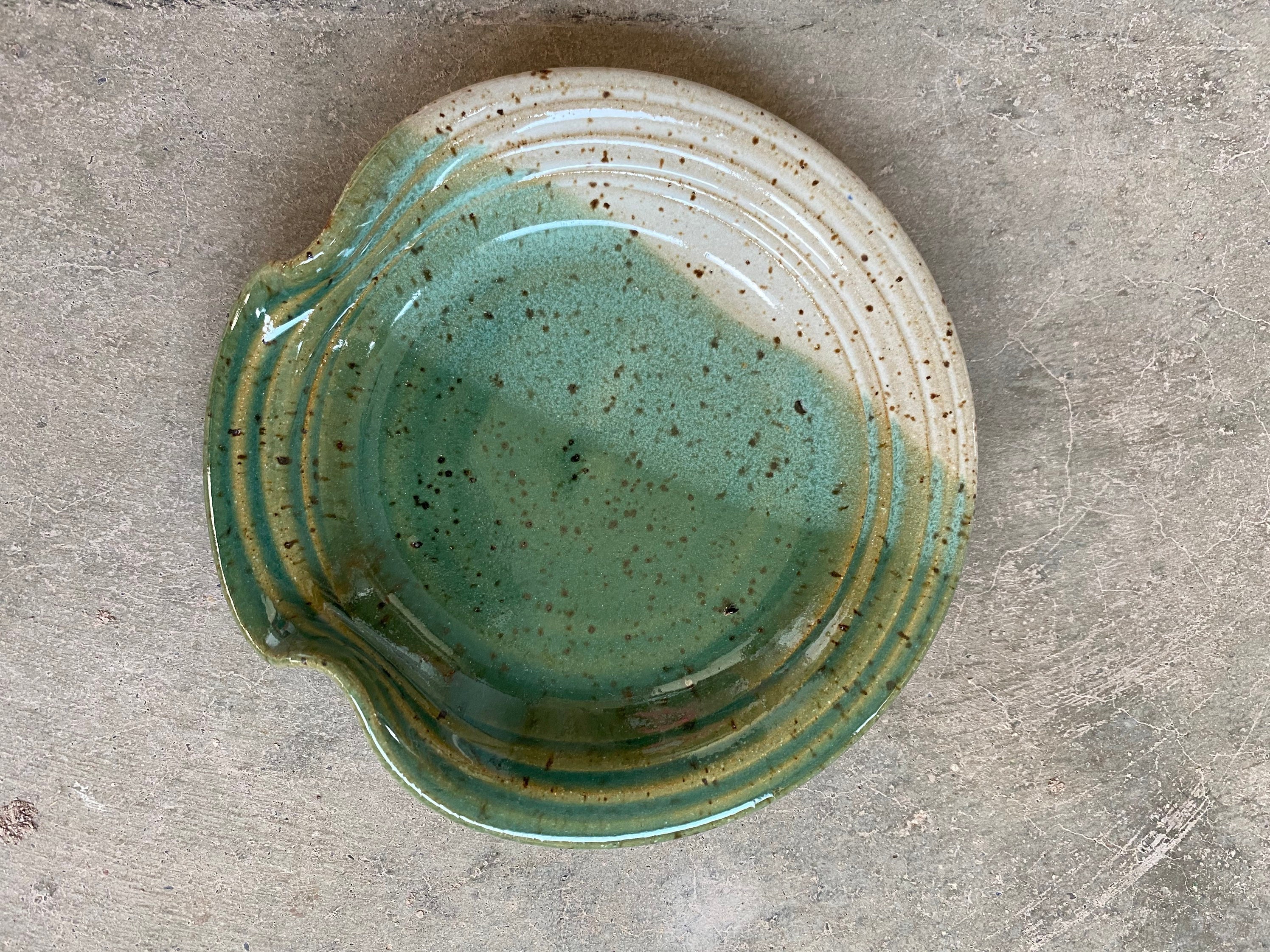 Ceramic Utensils Holder - Bottom Drain Hole - Green - Pink - ApolloBox