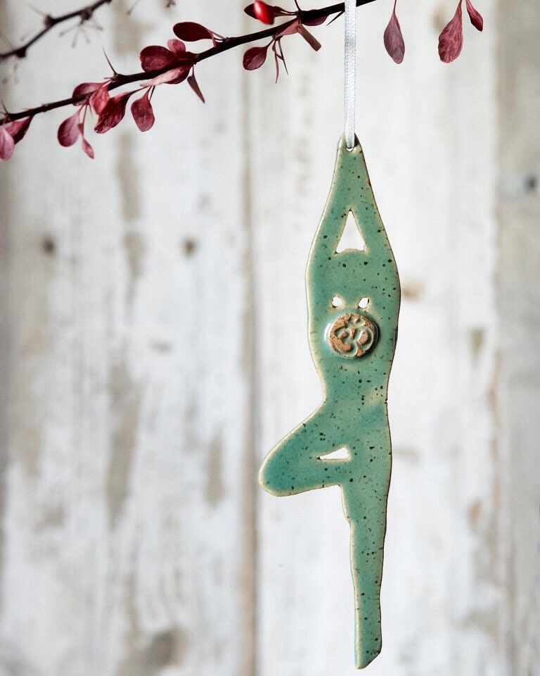 Ornement de Noël Arbre Yoga Pose