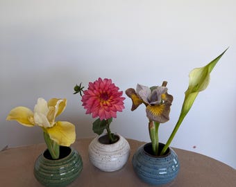 Small Pin Frog Vase: Ikebana Flower Arranger