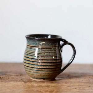 River Stone Blue Ceramic Coffee Mug
