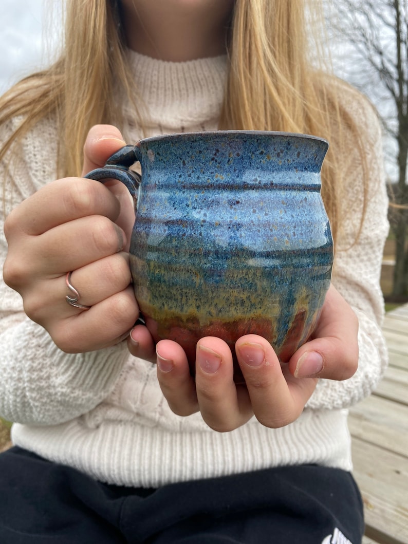 Blue Clay Coffee cup