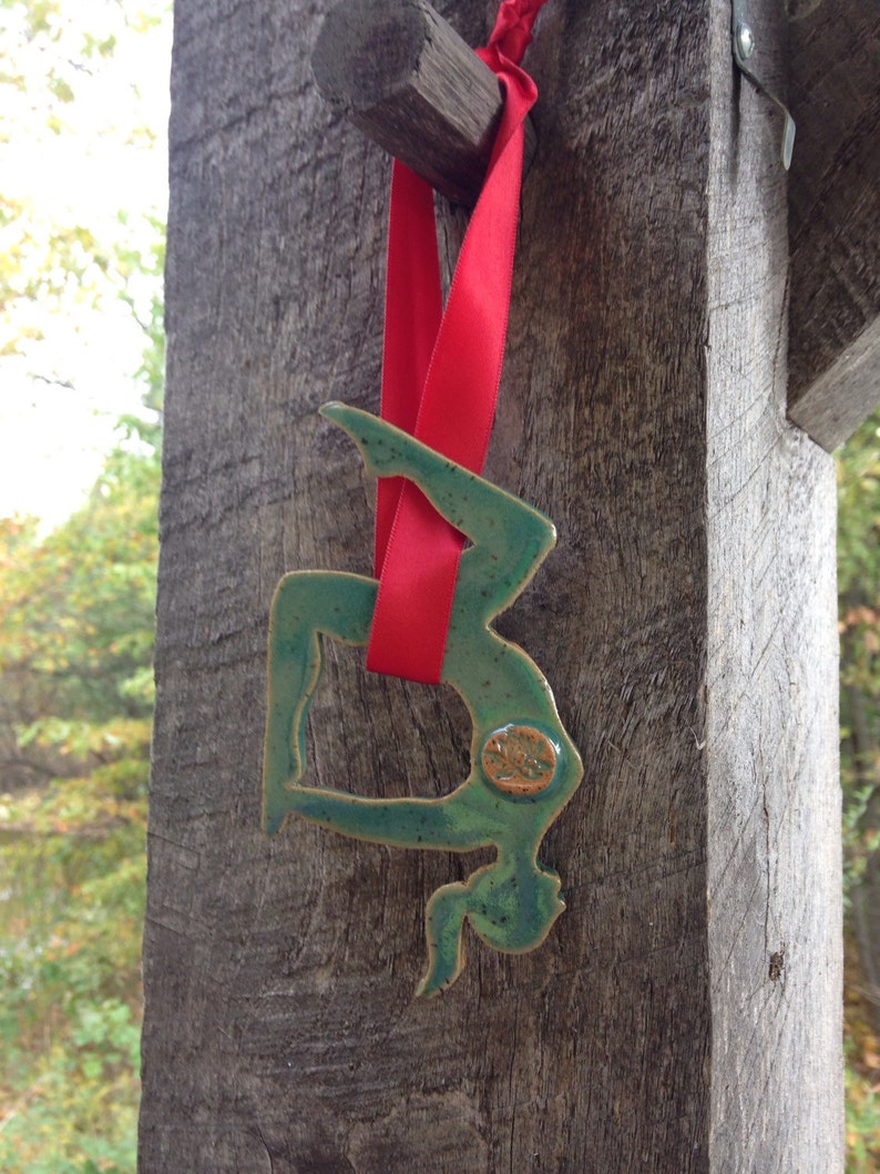 Aerial yoga christmas ornament aerial hammocks silks holiday Etsy