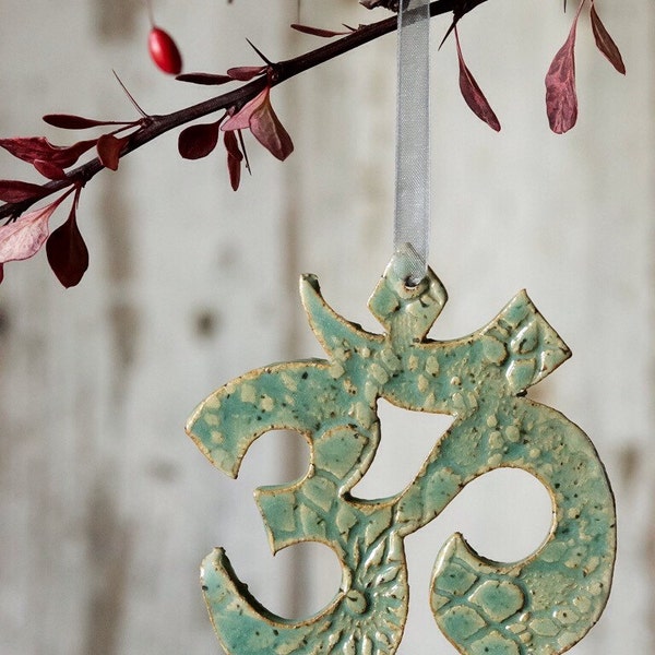 Yoga Om Ornament holiday christmas namaste tree wonter yogi