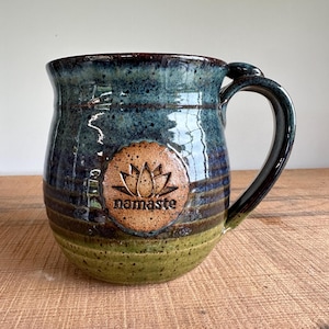 Ceramic Namaste Yoga Coffee Tea Mug