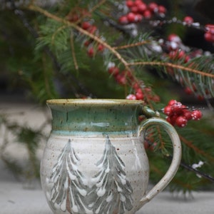 Tasse à café en céramique Winter Tree