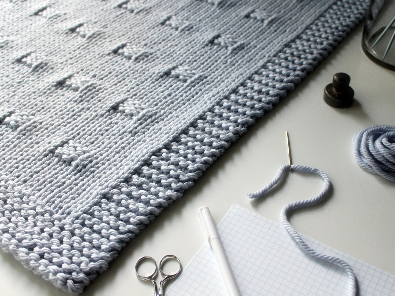 Blanket KNITTING PATTERN / Graph Paper / Throw / Afghan / Knit Etsy