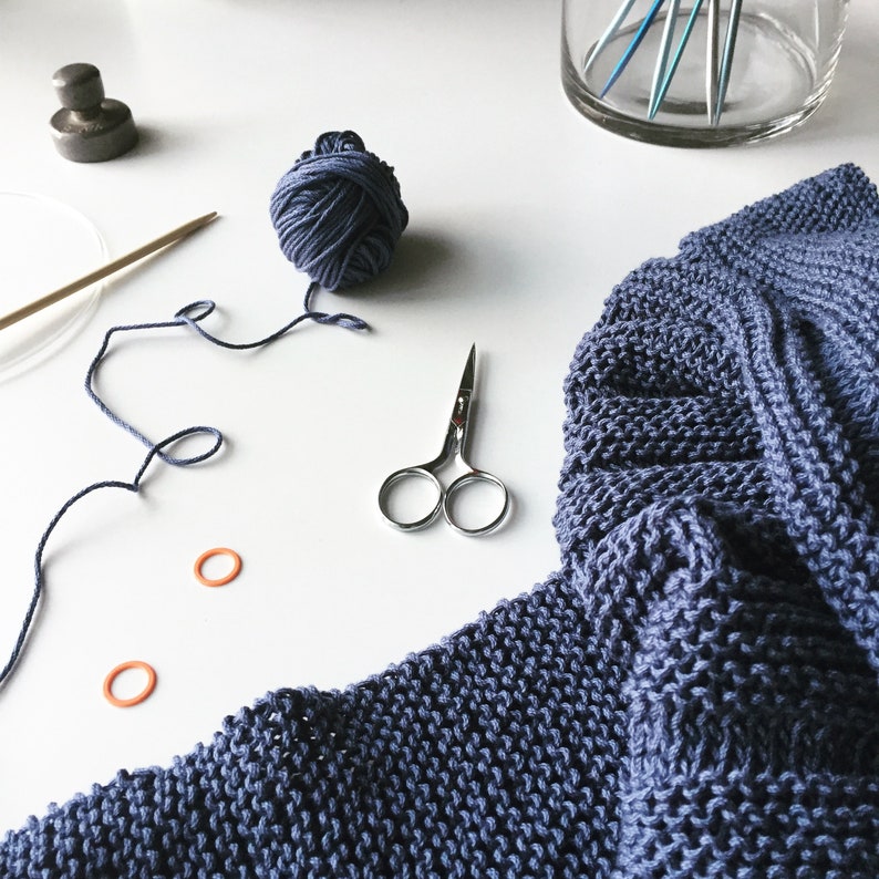 Baby Blanket KNITTING PATTERN / Summer Sidewalk / Throw / Etsy