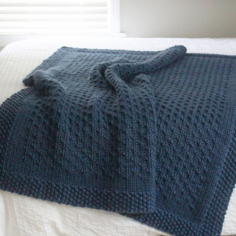 Afghan KNITTING PATTERN / Winter Dance Blanket / Throw / Knit Etsy