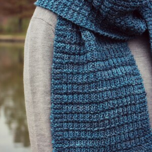 Scarf KNITTING PATTERN / Quality Time / Wrap / Shawl / Blanket - Etsy