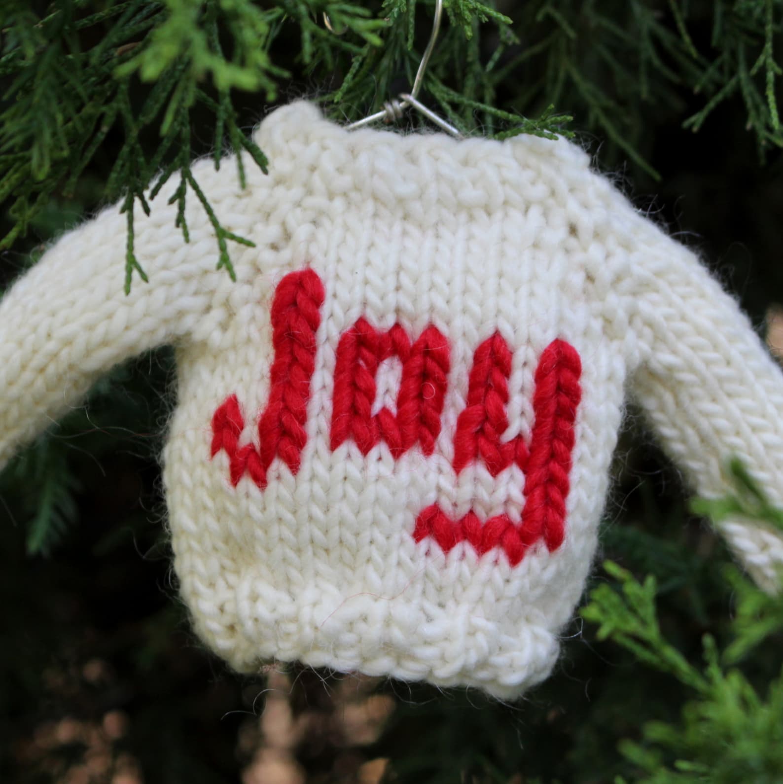 Christmas Knit PATTERN / Tree Mini Sweater Ornament / Knitting Etsy