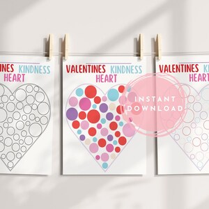Valentinstag Kindness Chart / Kindness Tracker / Kindness Chart / 3er Set PDF Downloads