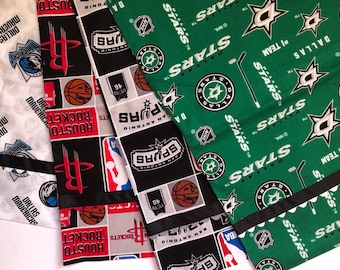 Dallas Mavericks, Houston Rockets, San Antonio Spurs, or Dallas Stars Accent Pillow / Travel Pillow